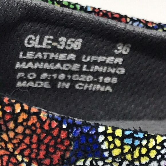 Alegria Glee Hippie Chic Clogs Womens Size 36 6-6.5 Floral Flower Slip On Career - Picture 12 of 12